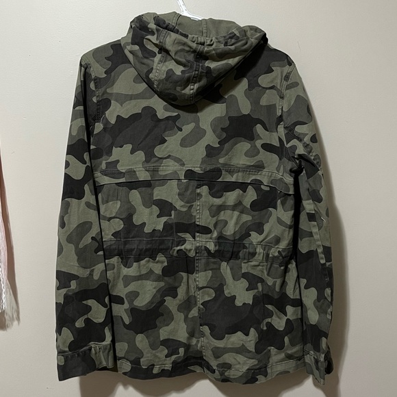 eclipse tattoo outerwear twill hooded utility jacket - Picture 3 of 9